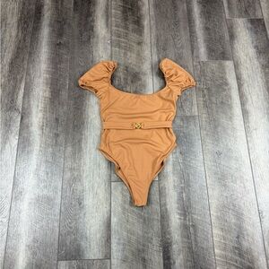 Caroline Constas Delos Tan One Piece‎ Swimsuit